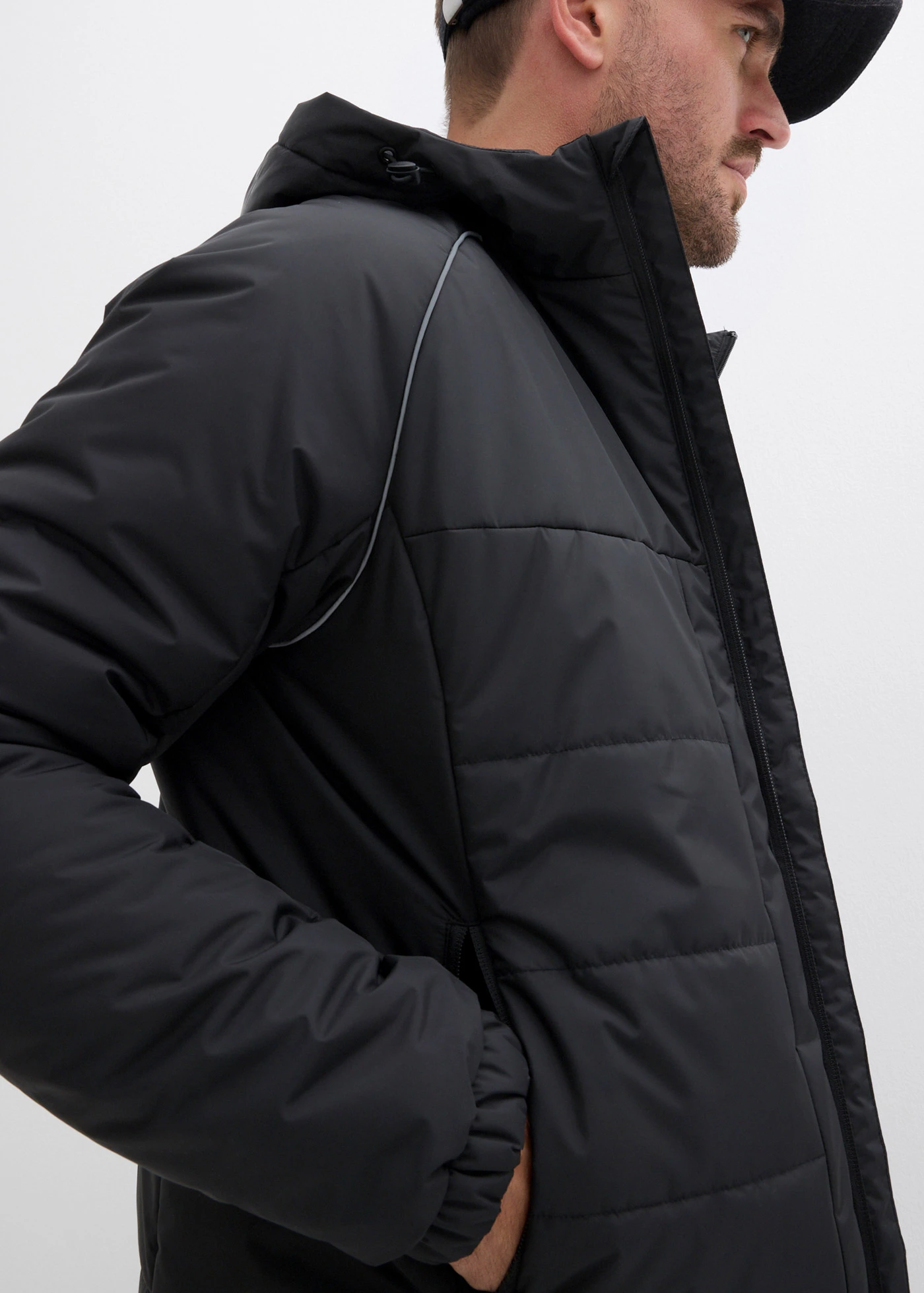 Doudoune à capuche • noir • Boutique bonprix