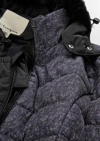 Vatovaná těhotenská/nosicí bunda 3 v 1 • černo-šedá • bonprix obchod