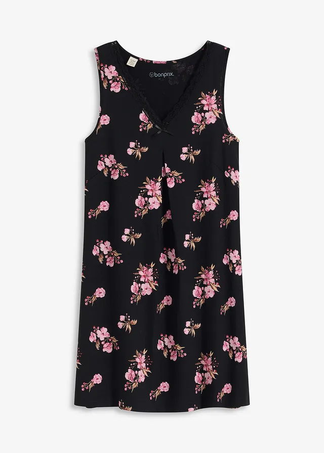 Nočná košeľa z jemného viskózového mixu