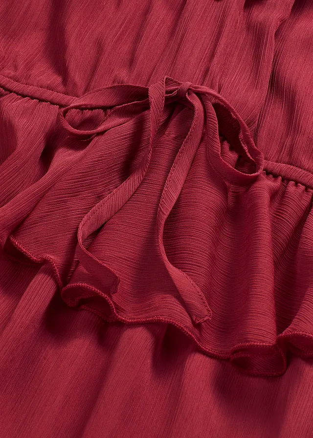 Robe trapèze en crêpe • prune • product-page.page-title-suffix
