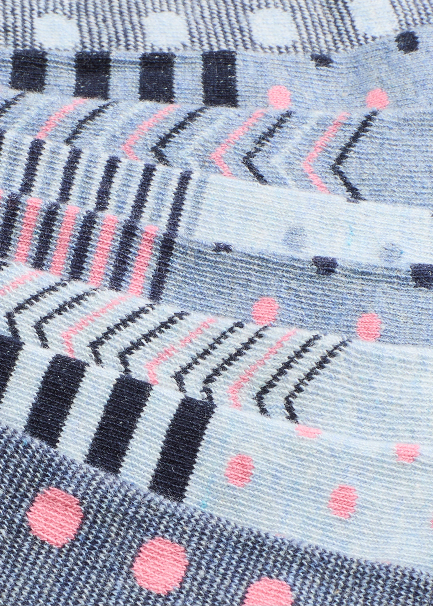 Nízké ponožky s organickou bavlnou (8 ks v balení) • tmavě modrá + růžová + světle modrý melír + modrý melír • bonprix obchod