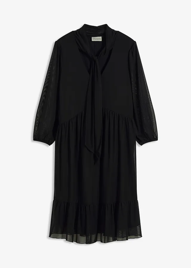 Rochie din jerse din mesh