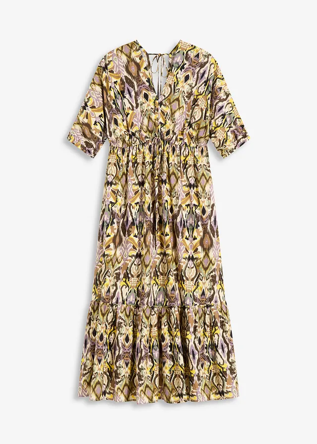 Midi šaty z padavej viskózy