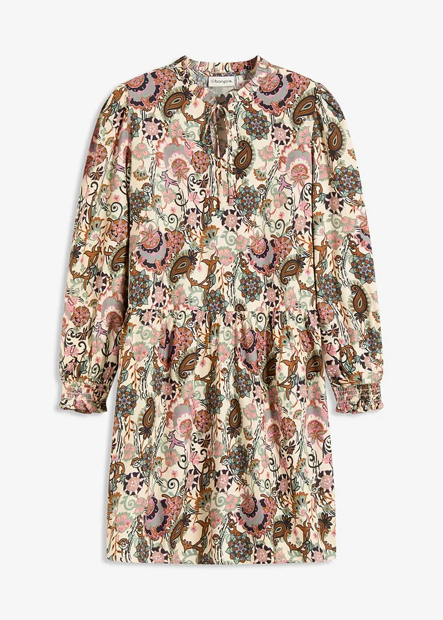 Rochie-tunică cu imprimeu