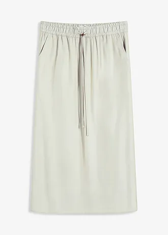 Midirok van glanzend materiaal