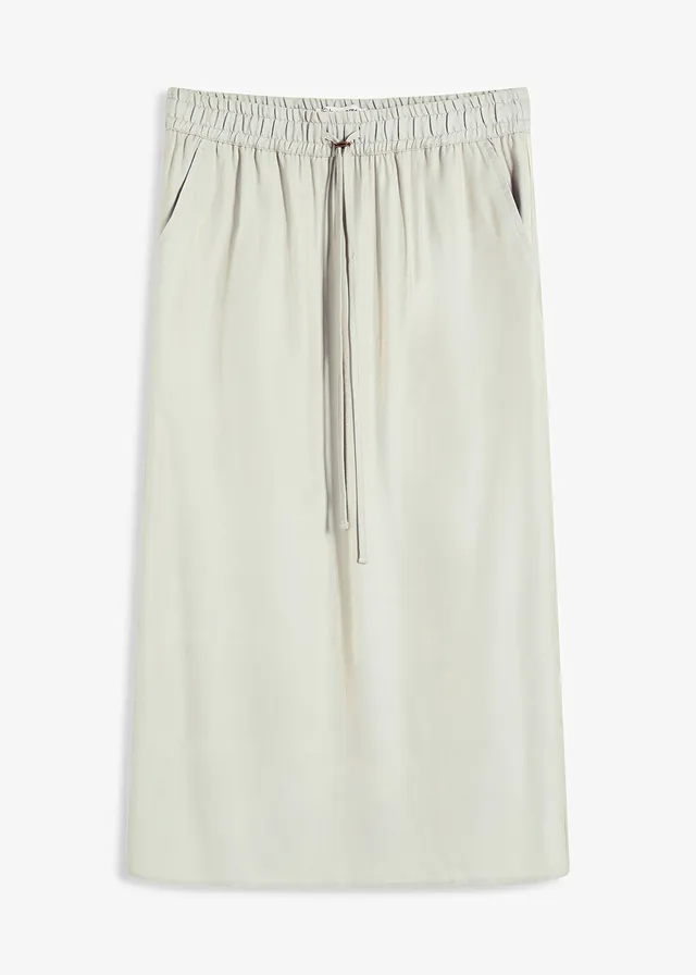 Midirok van glanzend materiaal • mint-goudkleur • bonprix online shop