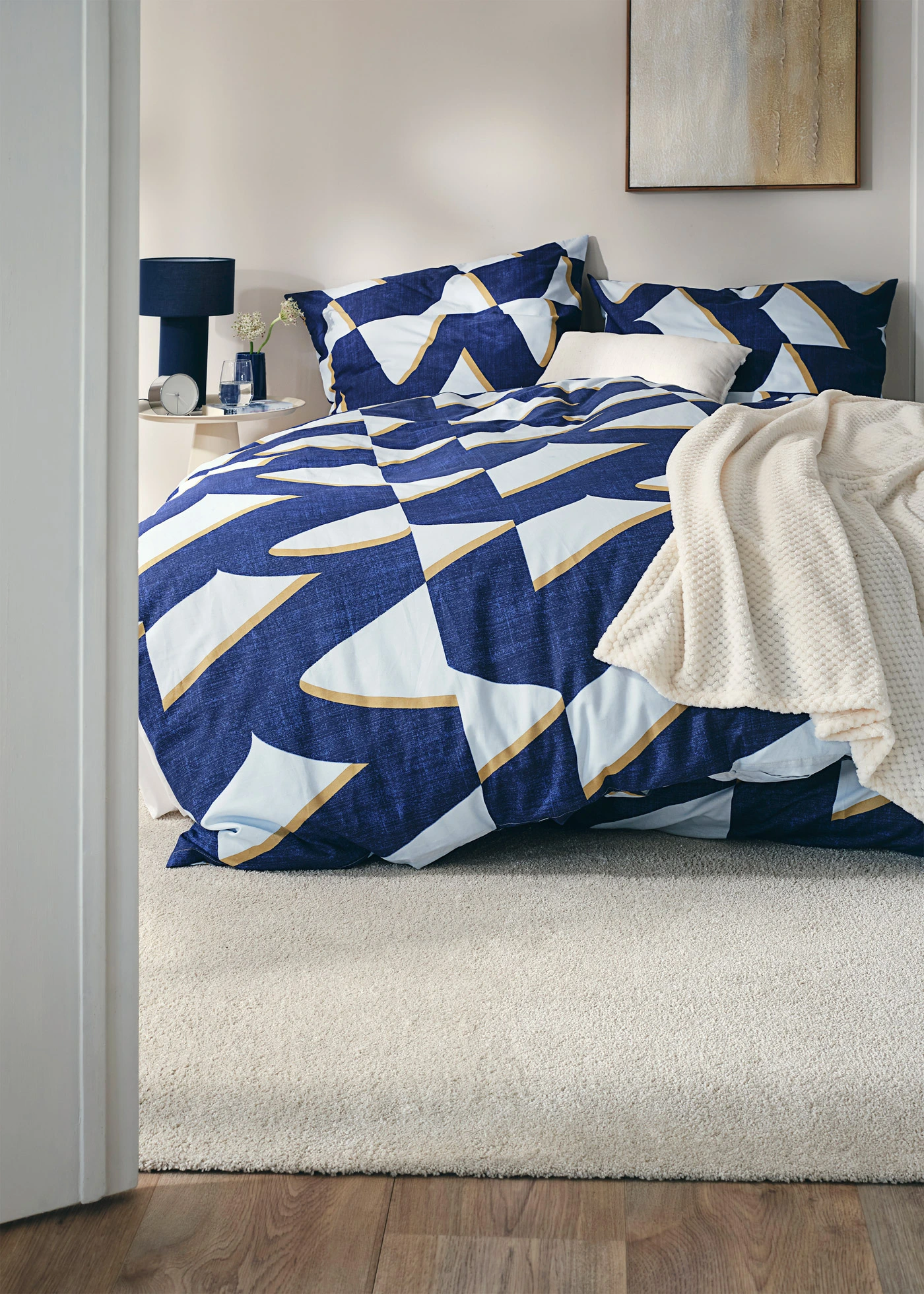 Wasbaar vloerkleed met zachte pool • ecru • bonprix online shop