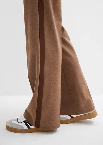 Nohavice Marlene vo vlnenom vzhľade • tmavohnedá melírované • obchod bonprix