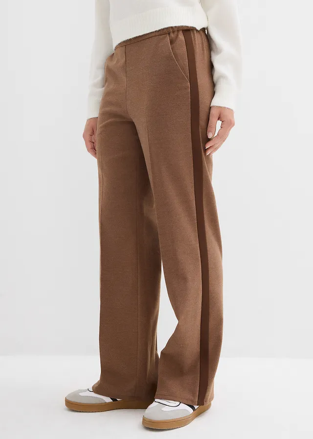 Pantalon large à pinces • marron chiné • product-page.page-title-suffix