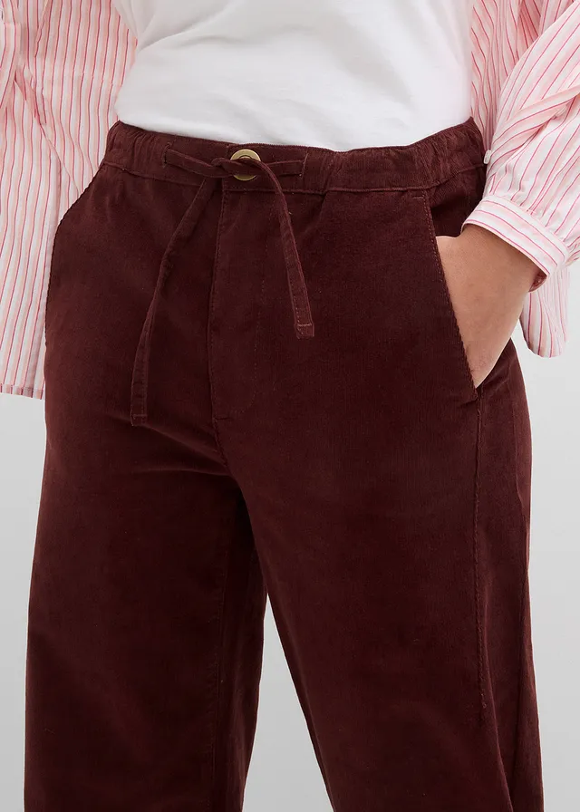 Pantalon en velours côtelé, coton extensible • café • product-page.page-title-suffix