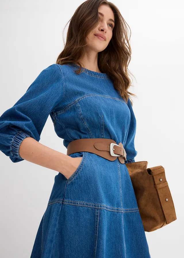 Robe en jean 100% coton • bleu stone • product-page.page-title-suffix