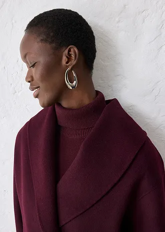 Veste douce et oversize • bordeaux • Boutique bonprix