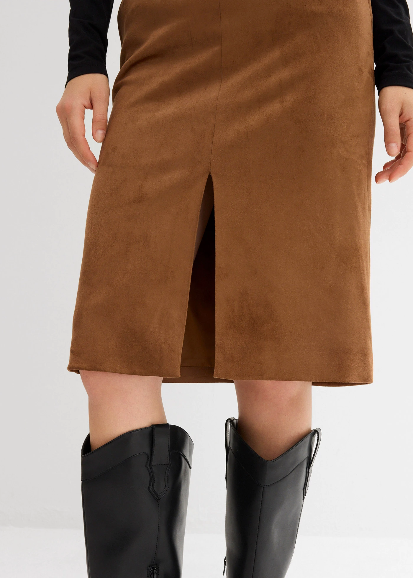 Ceruzaszoknya • karamellbarna • bonprix áruház