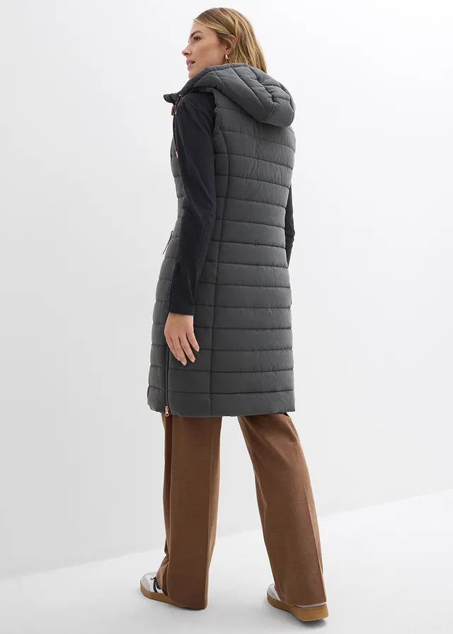 Lange bodywarmer • antraciet • product-page.page-title-suffix