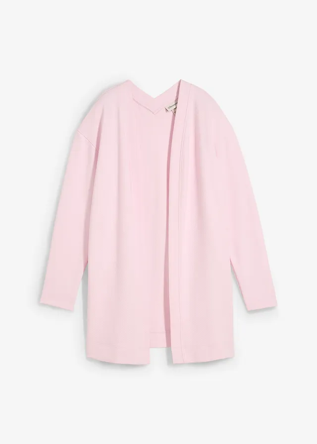 Jachetă casual lungă din amestec moale de bumbac