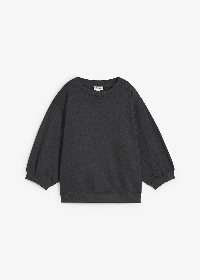 Bluză casual oversize din bumbac 100%
