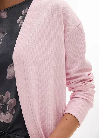 Gilet long en sweat doux • mauve poudré • Boutique bonprix