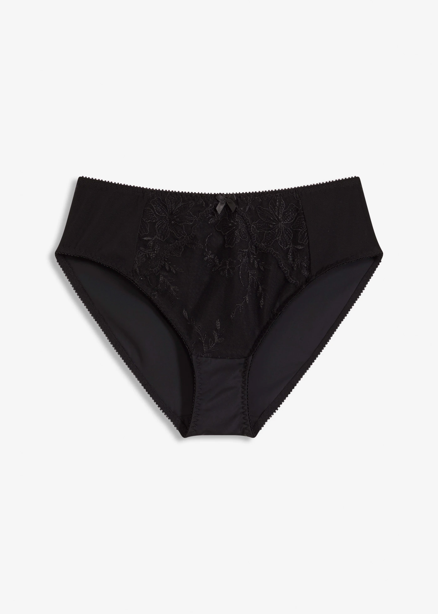 Maxikalhotky s výšivkou • černá • bonprix obchod