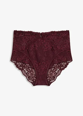 Hipster van zacht kant, Kleur: wijnrood