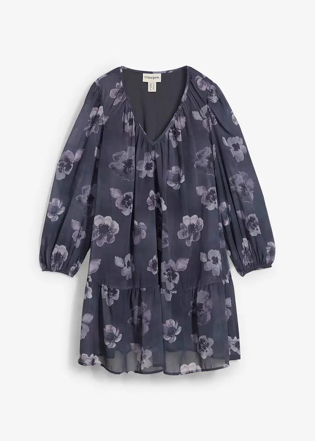 Šifónové šaty, krátke