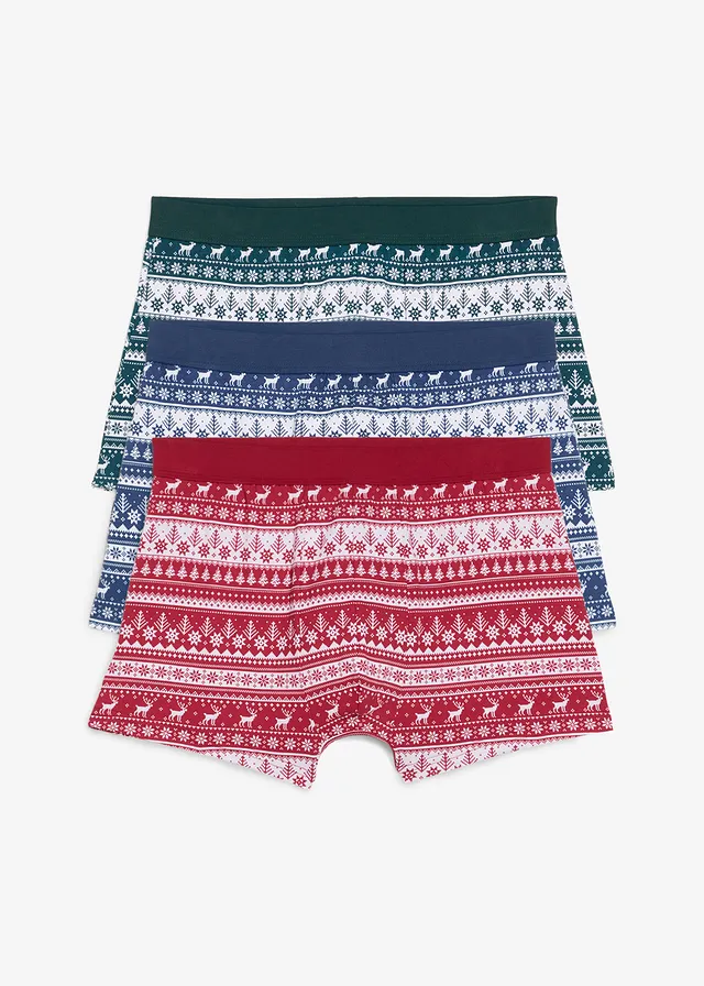 Chilot boxer mulat cu bumbac (set/3 buc.)