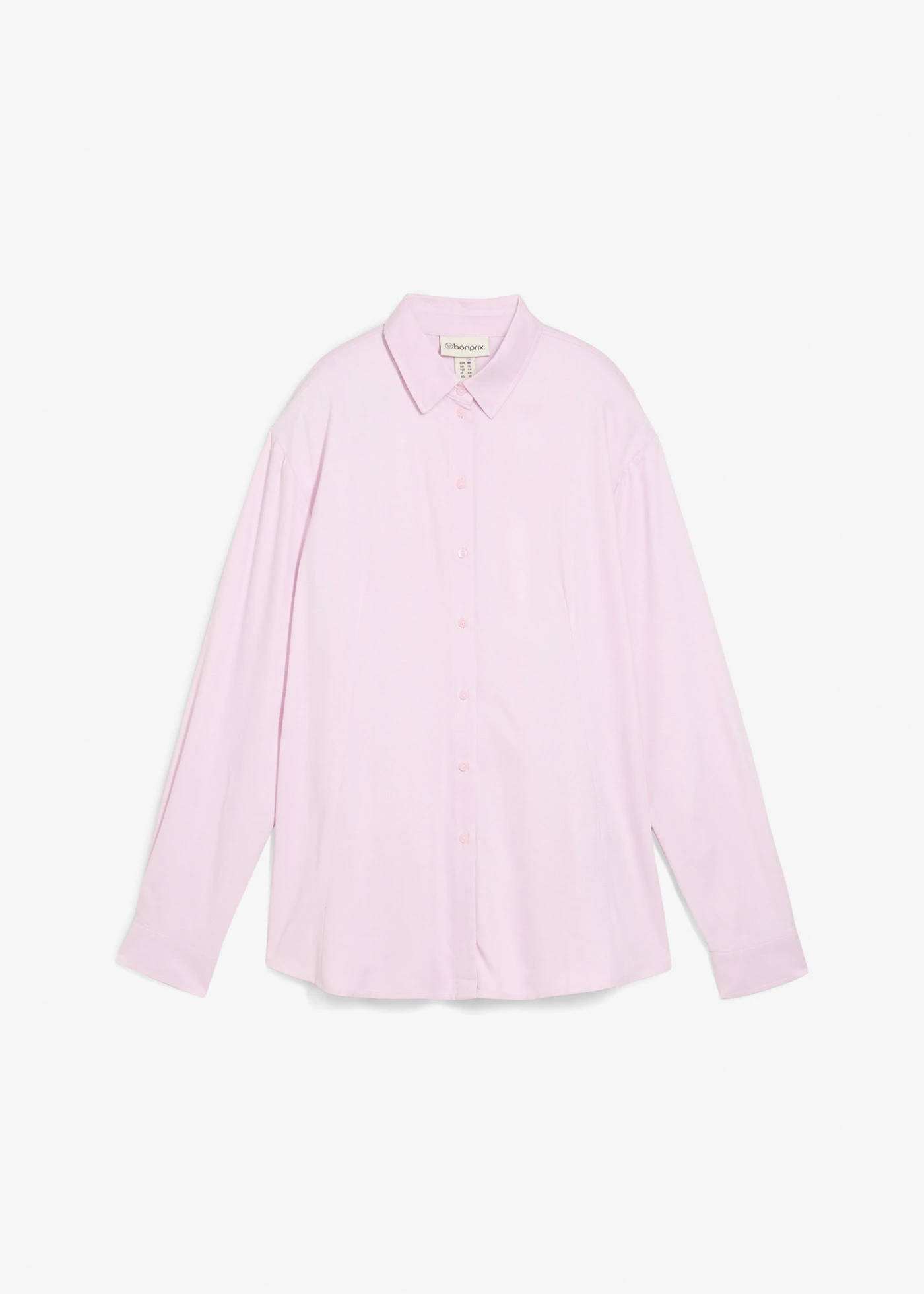 Košilová halenka z měkké viskózy • pudrově šeříková • bonprix obchod