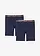 Přiléhavé boxerky ve střední délce, s bavlnou (2 ks v balení), barva: tmavě modrá