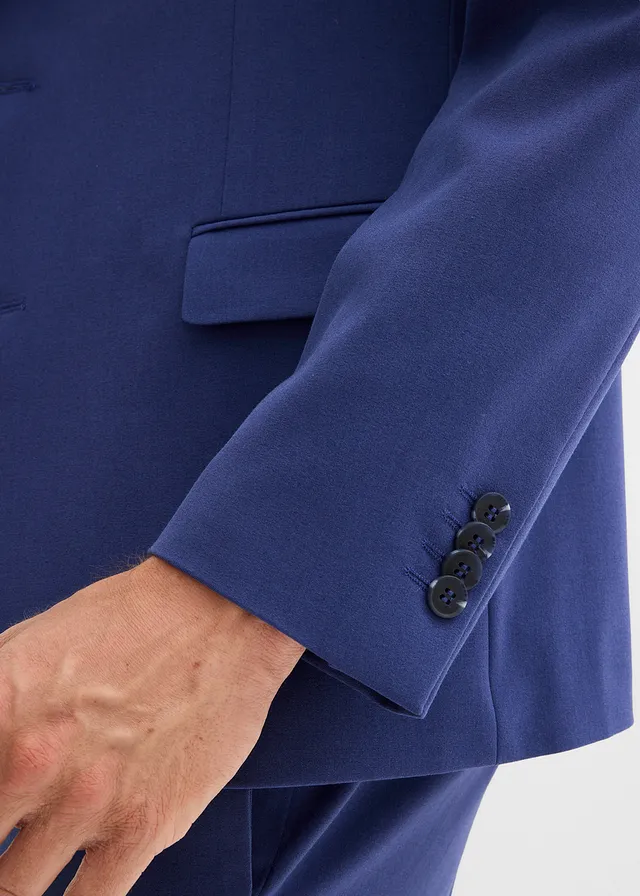 Stretch colbert, slim fit • middernachtblauw • product-page.page-title-suffix
