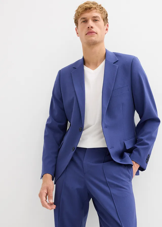 Stretch colbert, slim fit • middernachtblauw • product-page.page-title-suffix