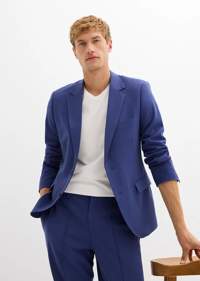 Stretch pantalon, regular fit • middernachtblauw • product-page.page-title-suffix
