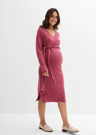 Zavinovací šaty z čisté bavlny, na období těhotenství i po něm • lesní plody • bonprix obchod