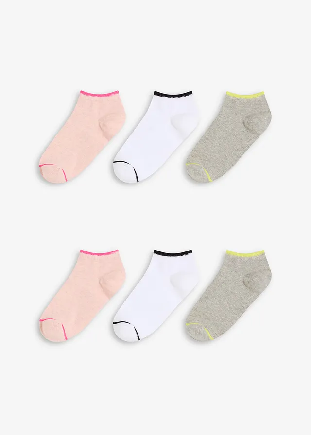 Șosete scurte cu bumbac organic (set/6 buc.)