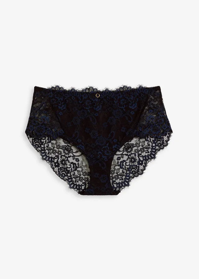 Chilot panty maxi din dantelă fină