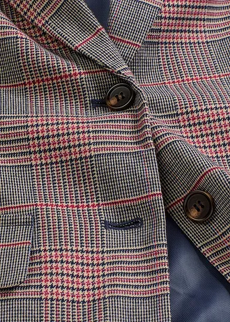 Oversize blejzr • hnědo-béžová kostka • bonprix obchod