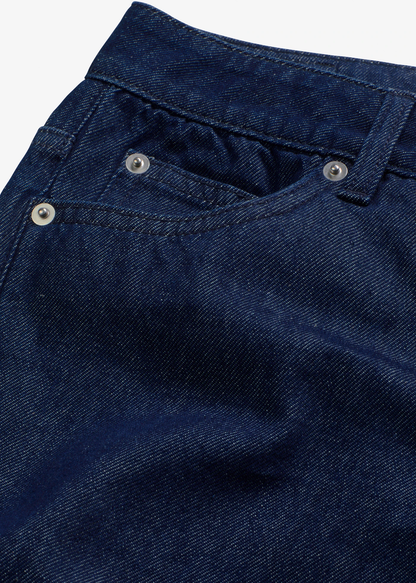 Džíny Straight, Mid Waist • tmavě modrý denim nesepraný • bonprix obchod