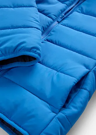 Prošívaná bunda s kapucí • ledovcově modrá • bonprix obchod