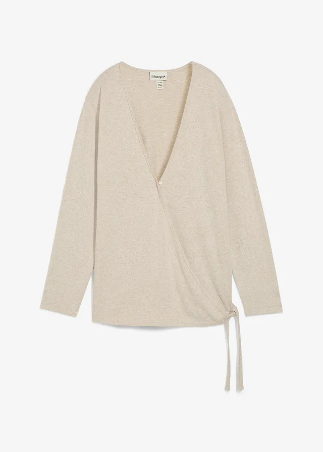 Cardigan cu aspect petrecut și tricotat