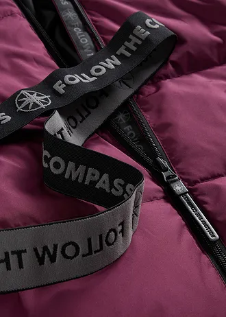 Lange donsjas met gerecycled dons • aubergine • bonprix online shop