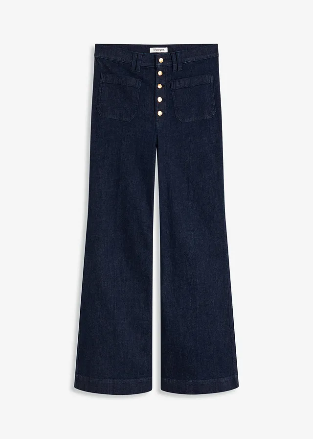 Flared jeans, high waist