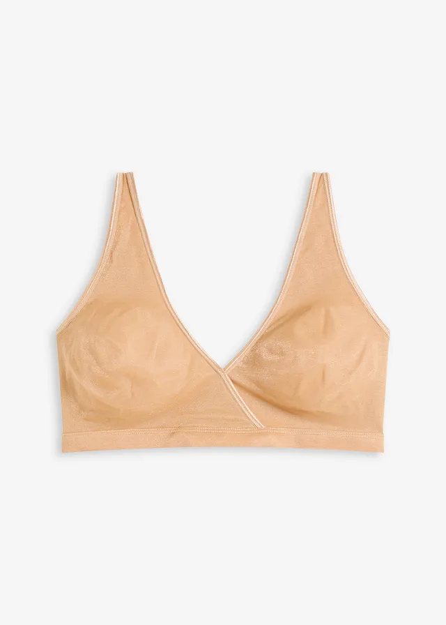 Soutien-gorge bralette en matière brillante
