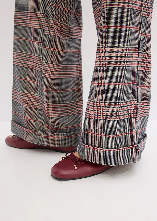 Marlene Dietrich broek • bruin-beige geruit • product-page.page-title-suffix