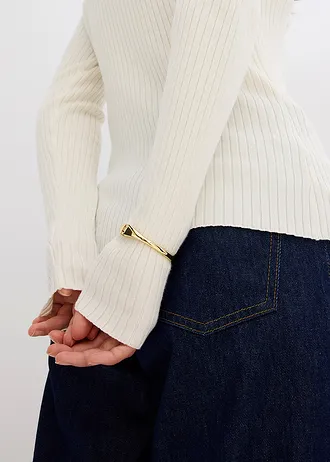 Pull doux en fine maille, viscose majoritaire • ecru • Boutique bonprix