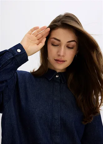 Džínové šaty • tmavě modrý denim nesepraný • bonprix obchod