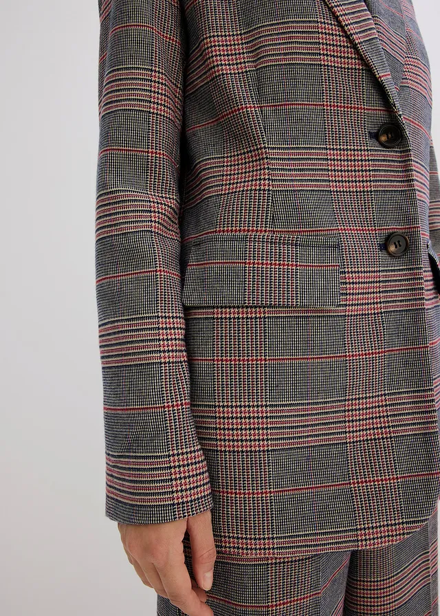 Blazer oversize • marron/beige carreaux • product-page.page-title-suffix