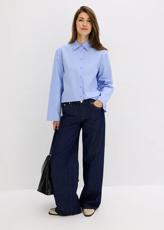 Chemise 100% coton • bleu nacré • product-page.page-title-suffix
