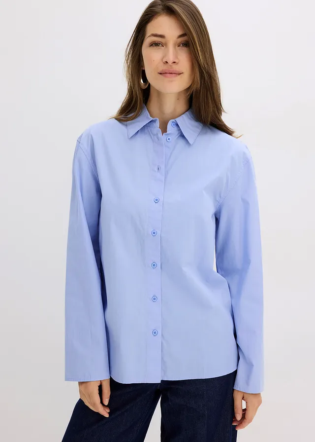 Chemise 100% coton • bleu nacré • product-page.page-title-suffix