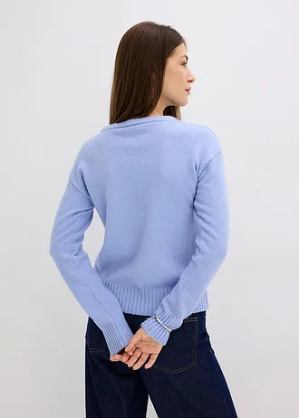 Svetr, barva: perlově modrá