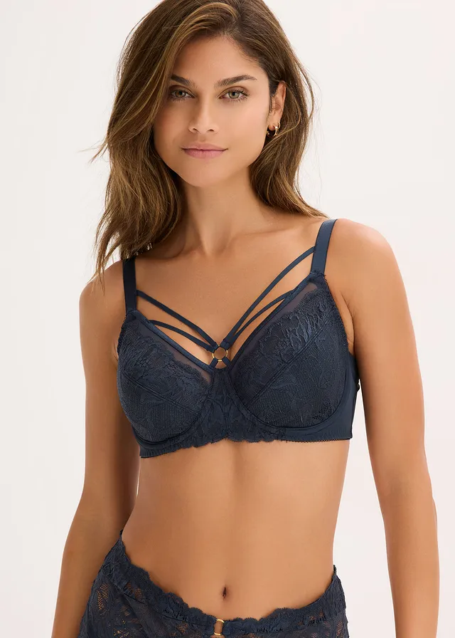 Soutien-gorge minimiseur avec dentelle • bleu foncé • product-page.page-title-suffix