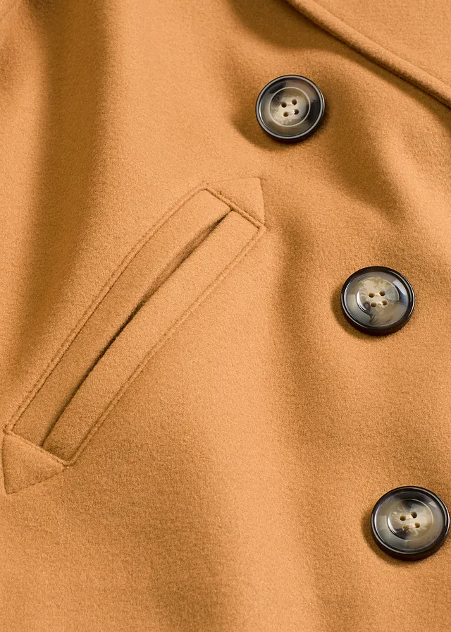 Veste courte aspect laine • noisette • product-page.page-title-suffix