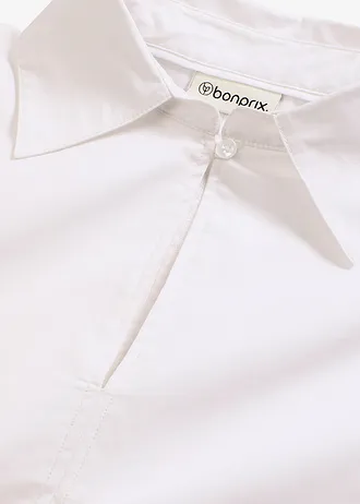 Oversize halenka s objemnými rukávy • bílá • bonprix obchod